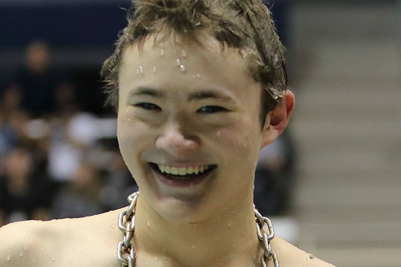 Mercer Island Islanders senior swimmer James Richardson (pictured) captured first place in the 100 fly and 100 back at the Class 3A state swim and dive meet during his junior season. Richardson wants to lead his team to a Class 3A state championship in February of 2019 at the King County Aquatic Center in Federal Way. Photo courtesy of Scott Richardson