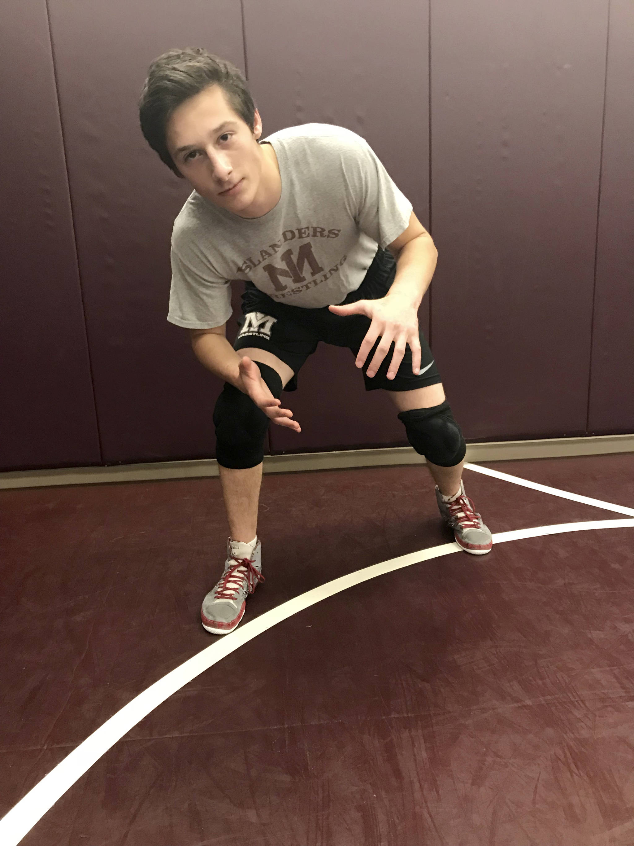 Mercer Island Islanders 138-pound grappler Eli Pruchno, who is one of the Islanders three team captains, is determined to advance to the Mat Classic Class 3A state wrestling tournament this February. Shaun Scott, staff photo