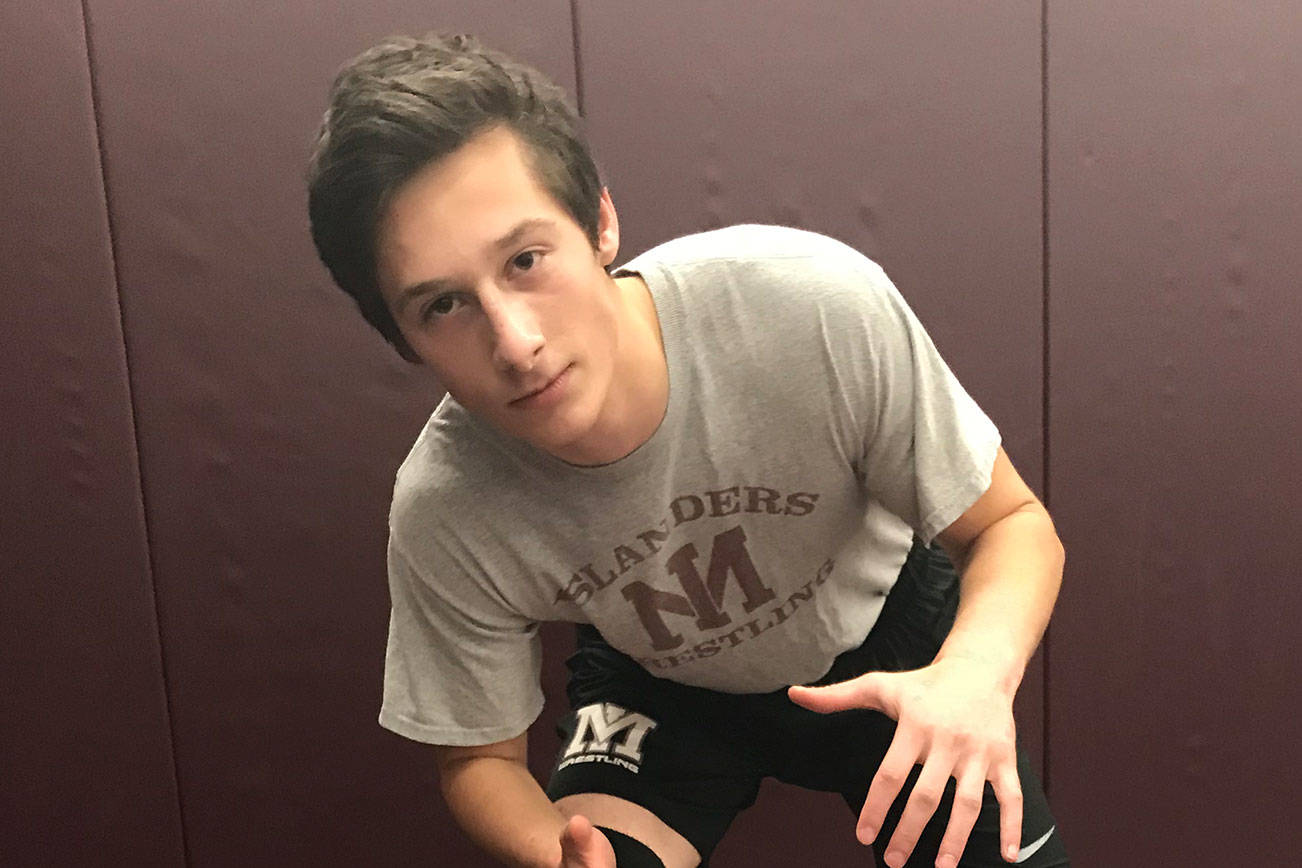 Mercer Island Islanders 138-pound grappler Eli Pruchno, who is one of the Islanders three team captains, is determined to advance to the Mat Classic Class 3A state wrestling tournament this February. Shaun Scott, staff photo