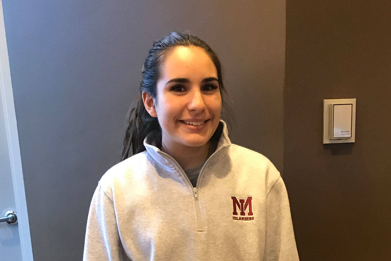 Mercer Island Islanders senior basketball player Angelina Barokas, who was a member of the 2017 Class 3A state championship team, is one of the Islanders team captains during the 2018-19 season. Shaun Scott, staff photo