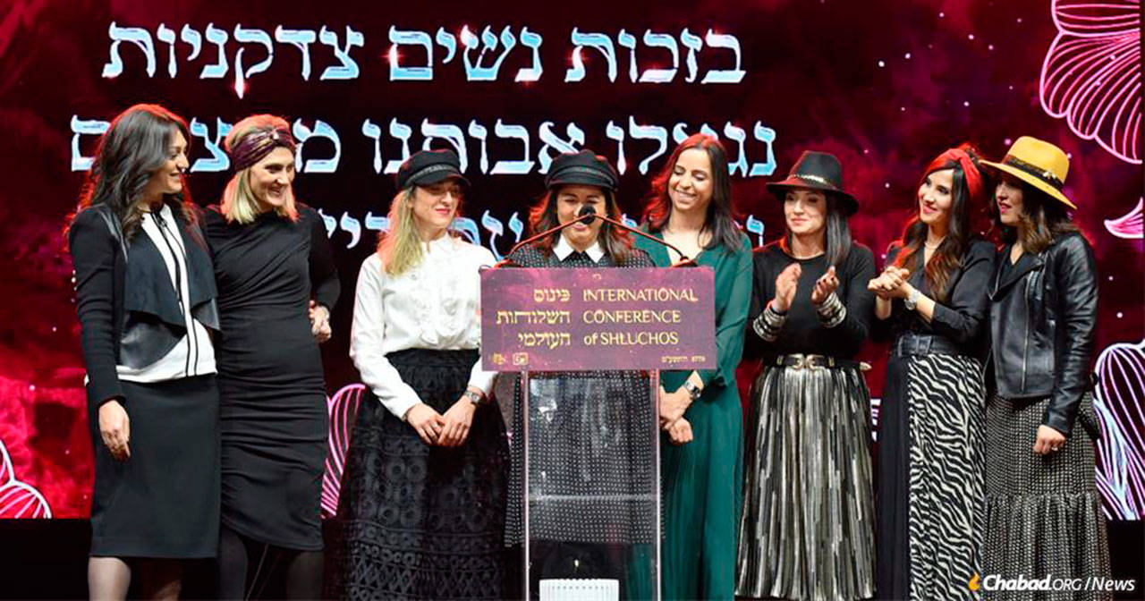 Mushka Kornfeld of Chabad Mercer Island attended an international conference of women emissaries in January. Photo courtesy of Nissan Kornfeld