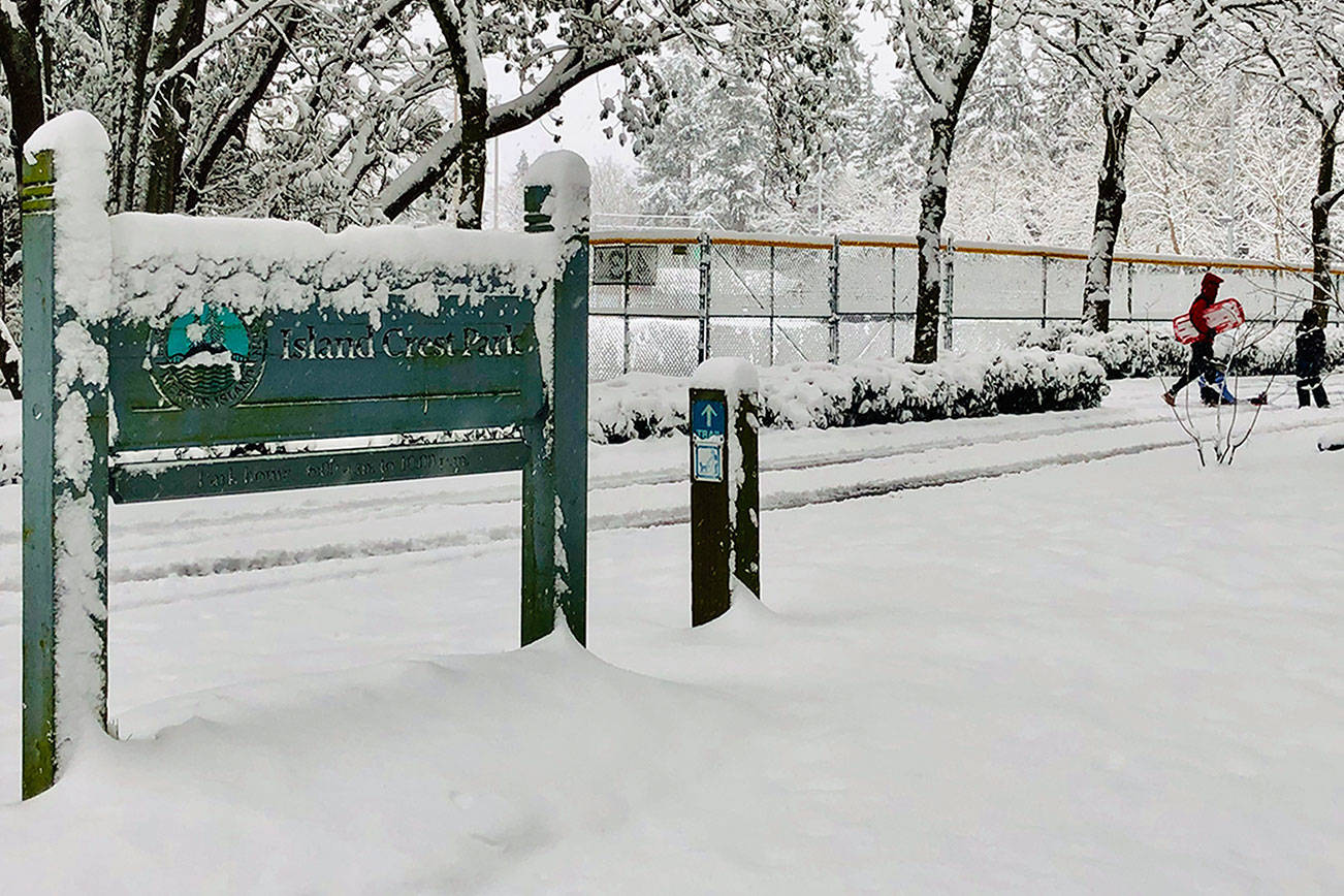 Mercer Island prepares for weekend winter storm