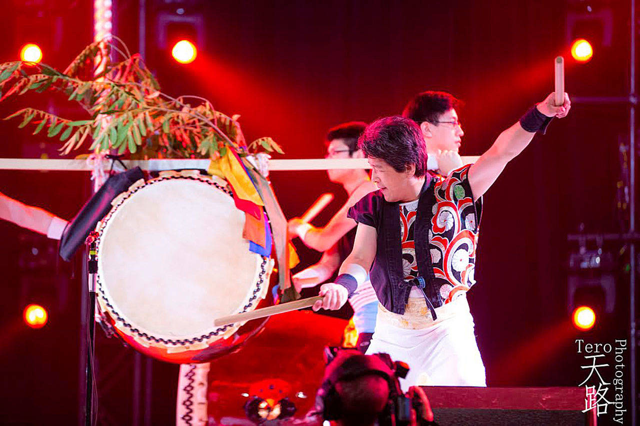 “Chikiri” will perform Japanese Taiko drumming at Mercer Island High School (MIHS)’s Performing Arts Center on March 6 from 7-8 p.m. Photo courtesy Tero Photography.