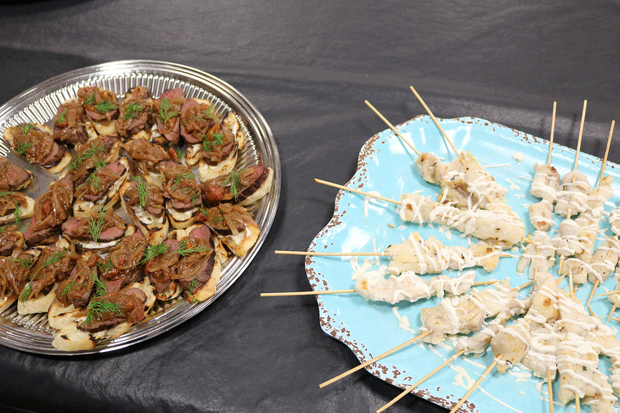 Kangaroo and alligator dishes were served to Covenant Shores residents on March 1. Katie Metzger/staff photo