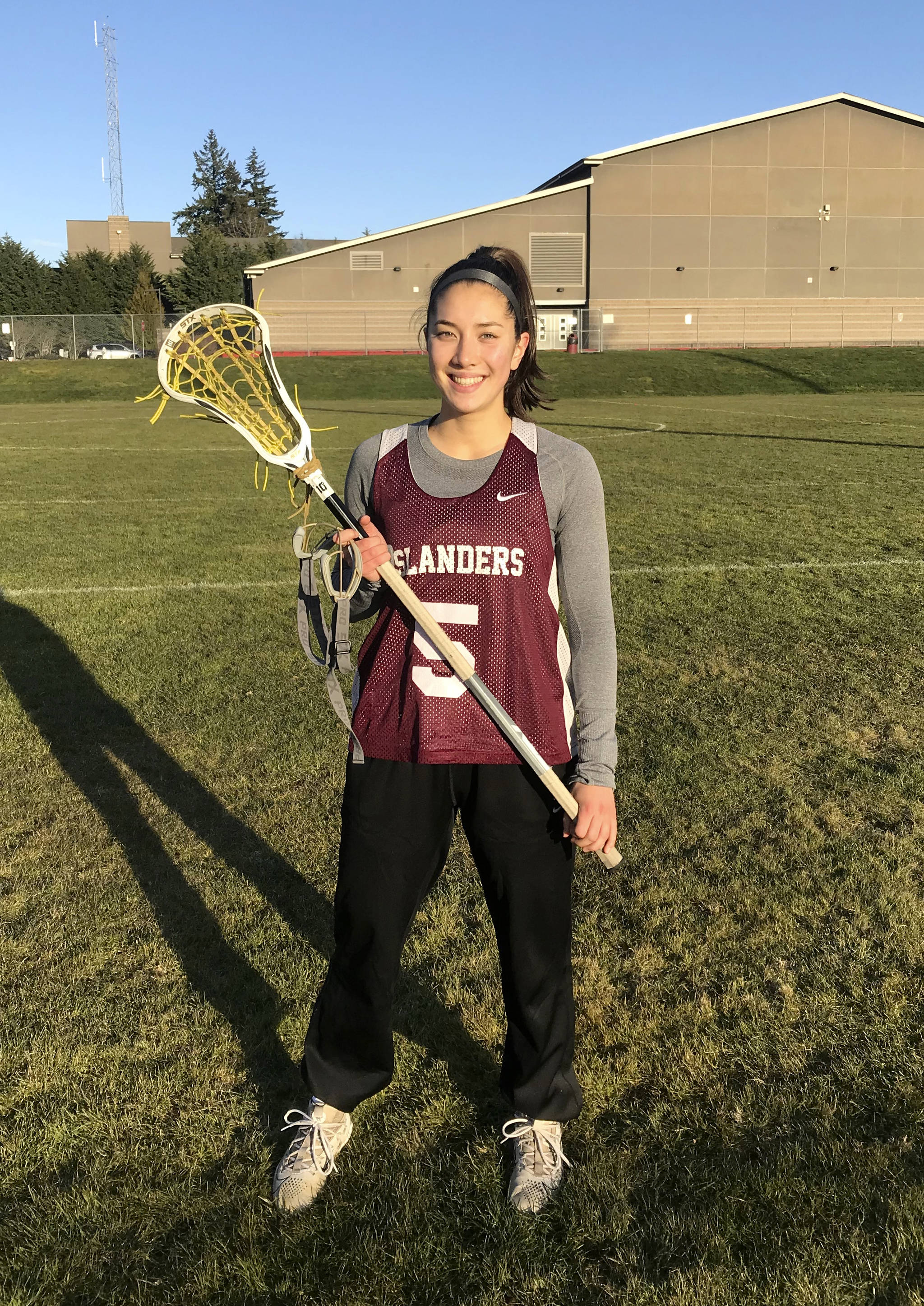 Mercer Island Islanders senior girls lacrosse player Grace Fujinaga will continue her lacrosse career at the University of Pennsylvania. Shaun Scott, staff photo