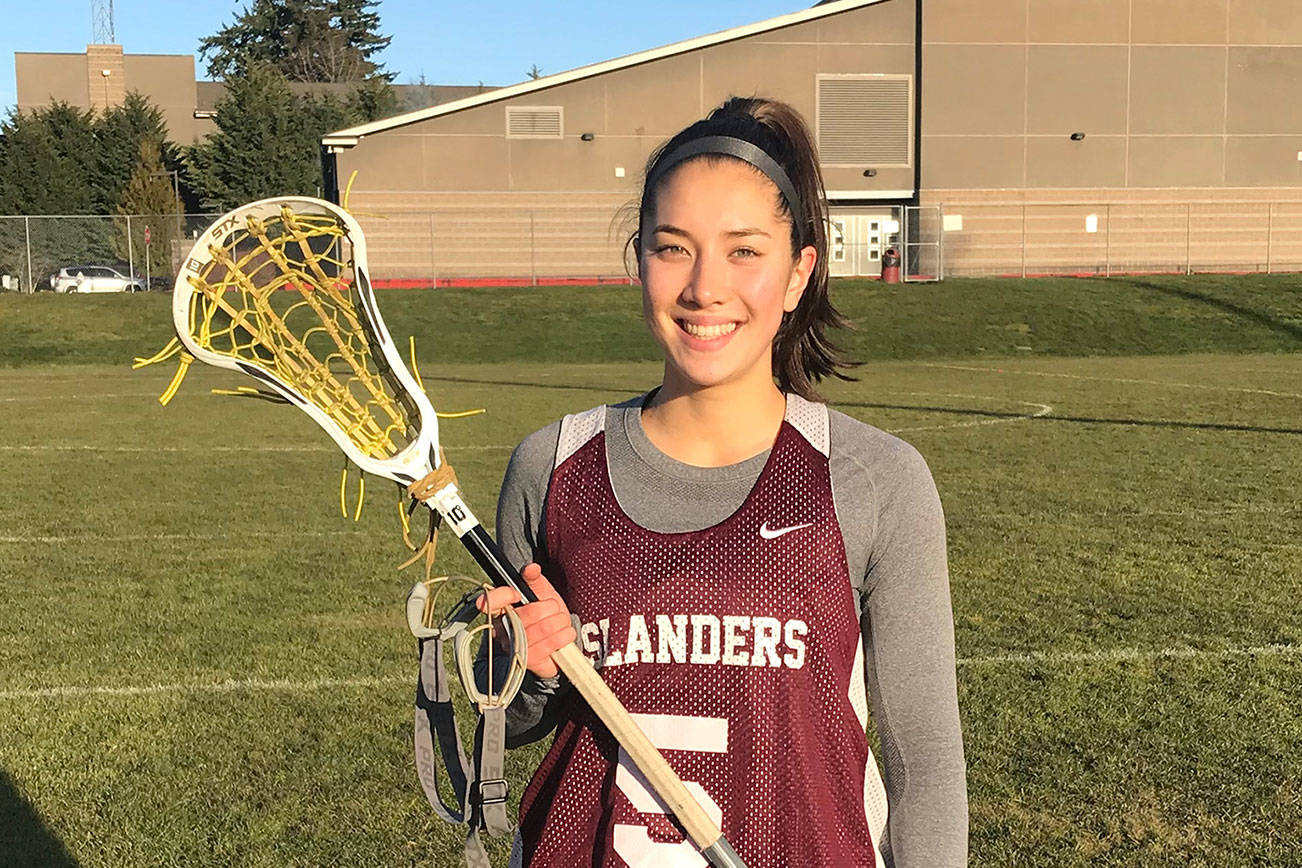 Mercer Island Islanders senior girls lacrosse player Grace Fujinaga will continue her lacrosse career at the University of Pennsylvania. Shaun Scott, staff photo