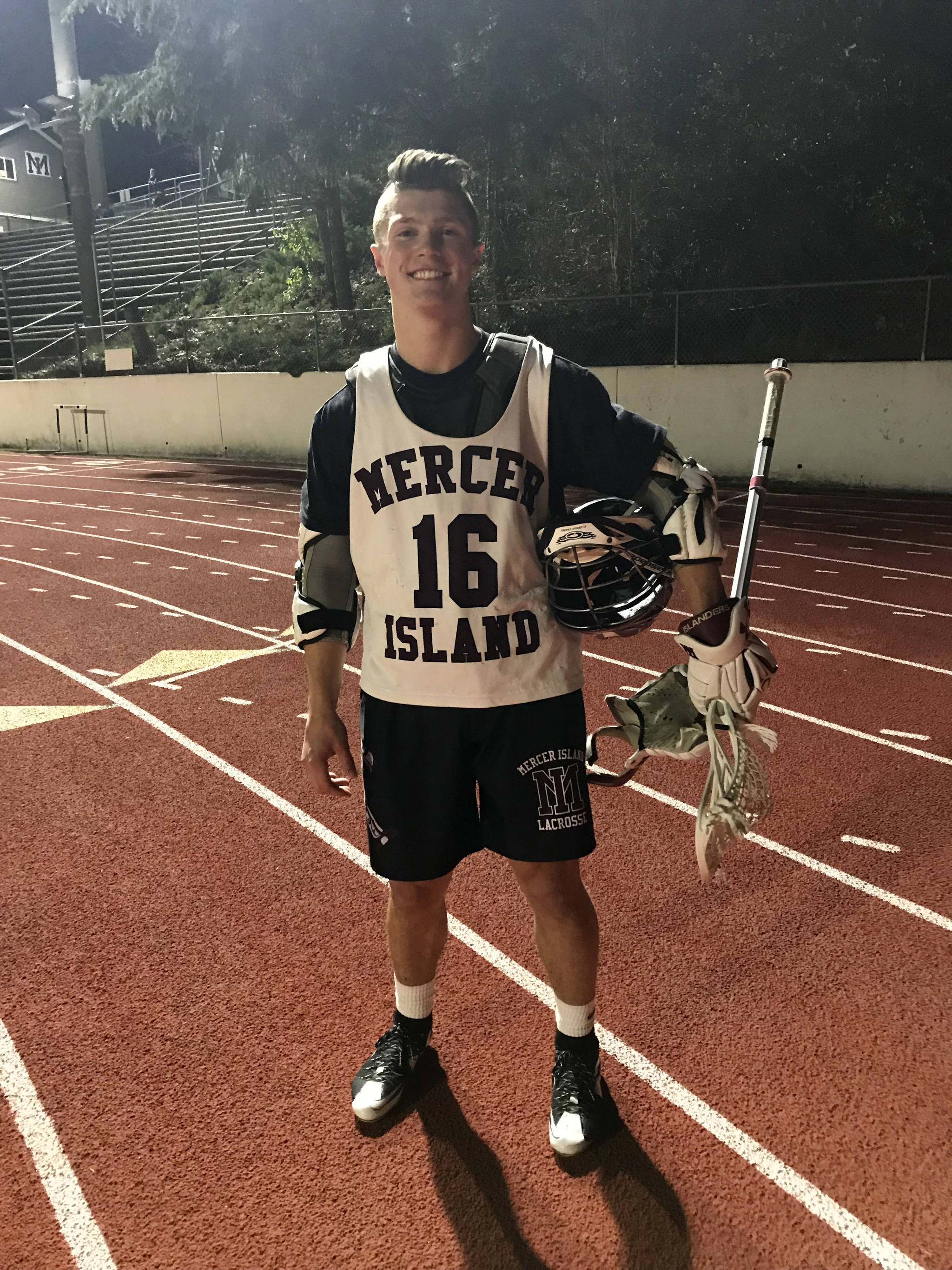 Mercer Island Islanders senior lacrosse player Stew Vassau will continue his lacrosse career at the University of Utah next season. Shaun Scott/staff photo