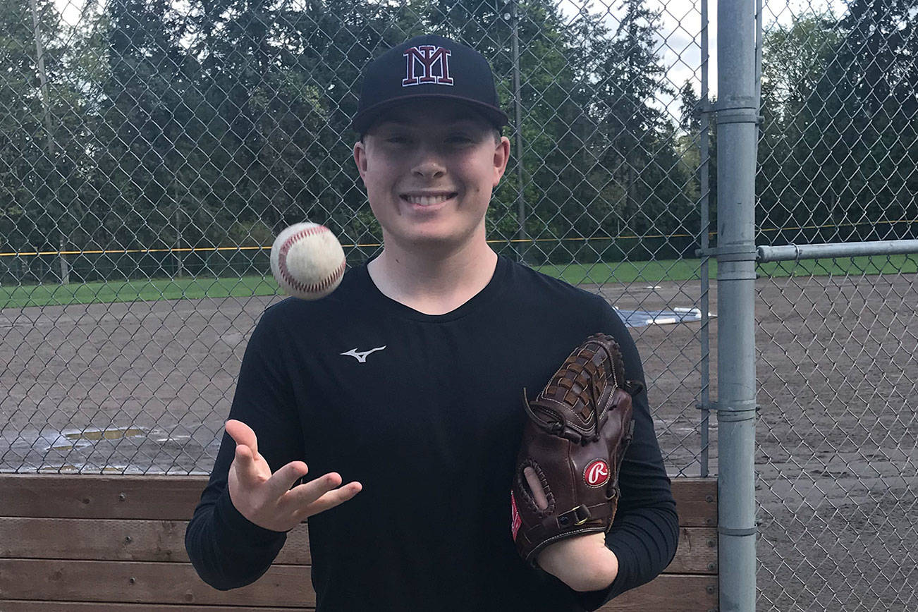 Mercer Island Islanders senior pitcher Liam Dammeier has an overall record of 3-1 on the hill during his senior season thus far. Shaun Scott/staff photo