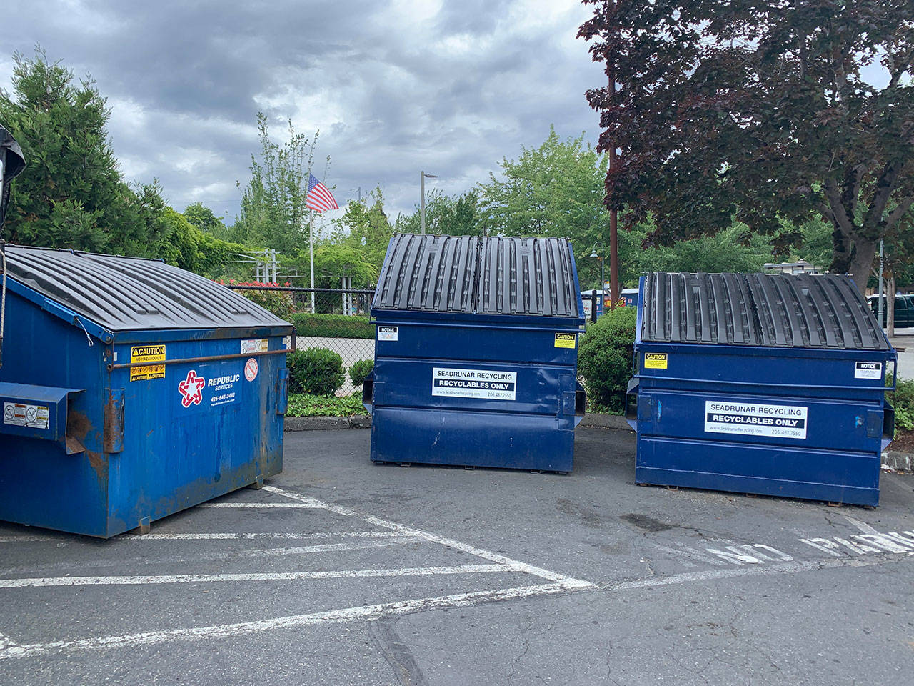 Recology will soon be replacing Republic as Mercer Island’s garbage removal service. They will be responsible for collecting compost, garbage and recycled material for residents. Madeline Coats/Staff photo