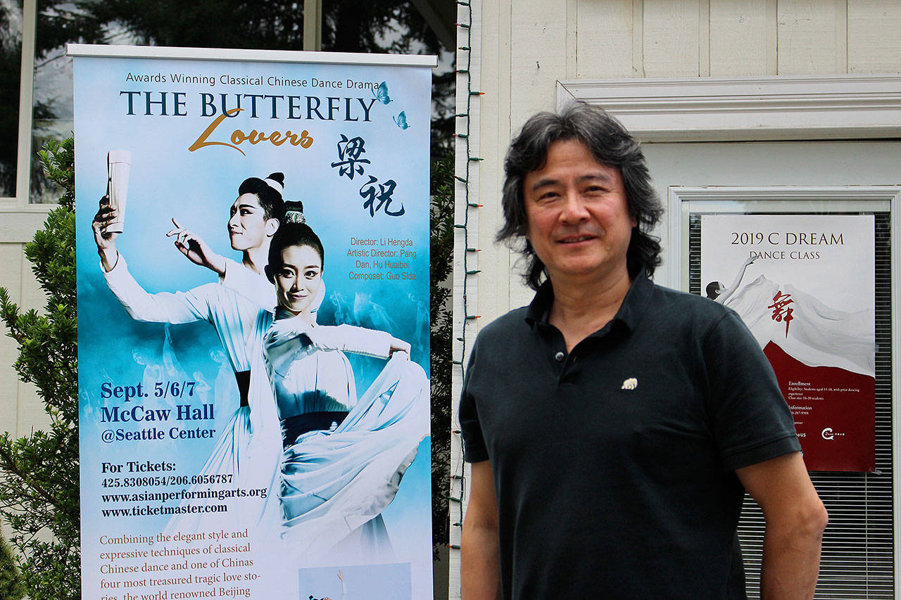 Madison Miller / staff photo                                Li Hengda outside Hengda Dance Academy in Bellevue.