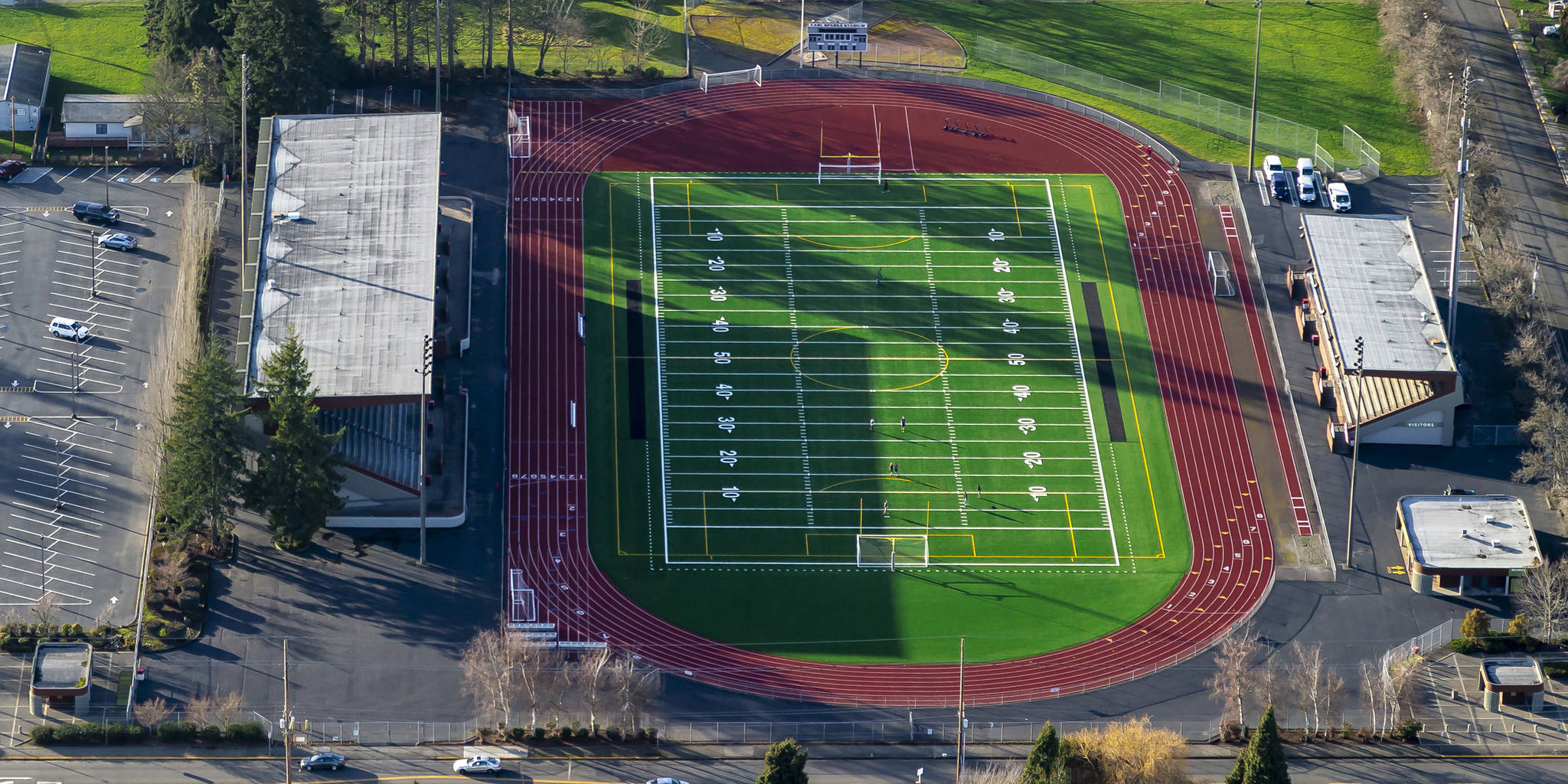 Sparks Stadium in Puyallup. Photo courtesy of Puyallup School District