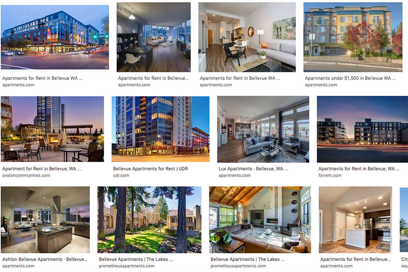 Bellevue is the most expensive place in the region to rent an apartment, according to a new analysis. Courtesy photo