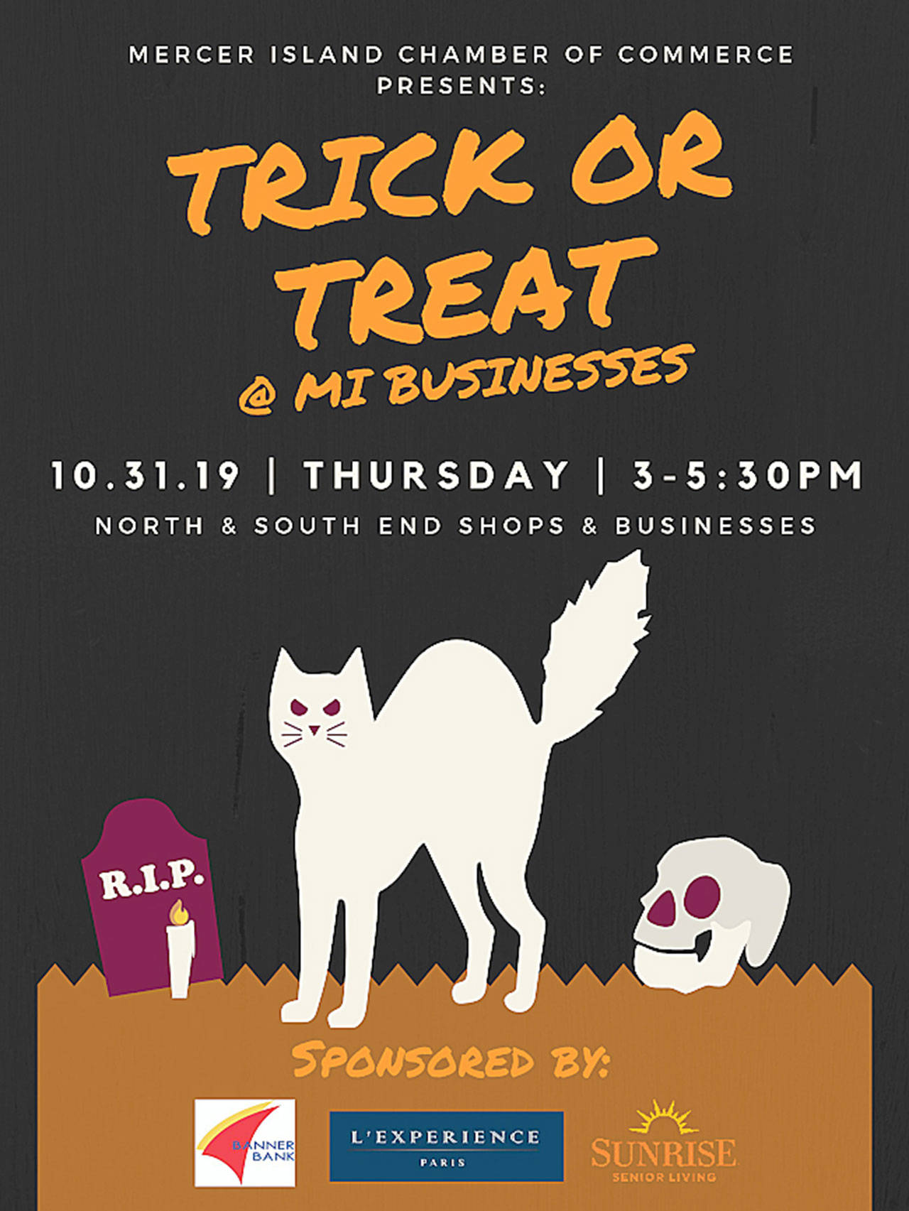 Trick or Treat at Mercer Island Businesses returns to the Island