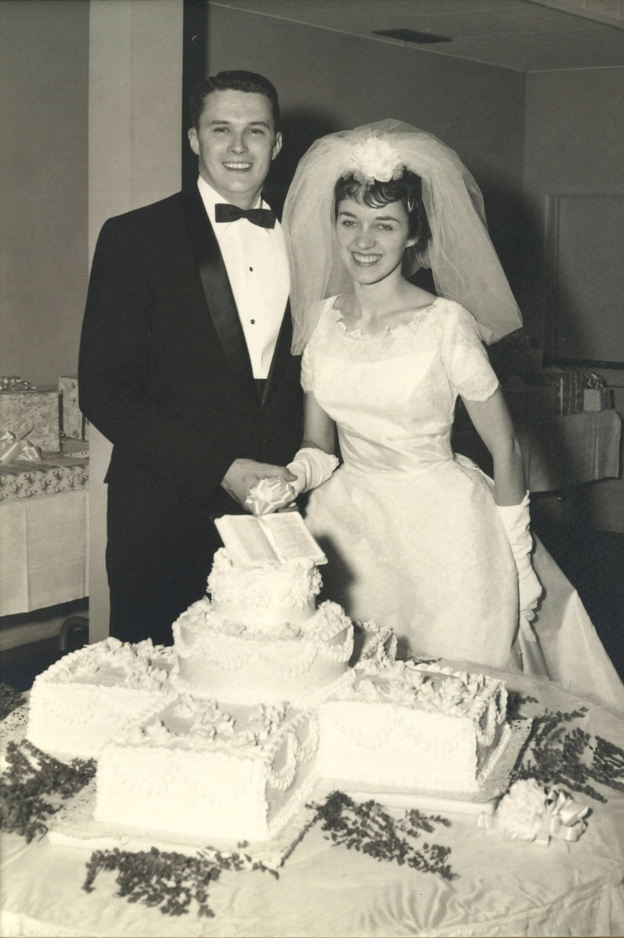 Gary and Tonette Snyder on their wedding day. They were married for 57 years and had three sons — Quin, Matt and Nate. Photo courtesy of Matt Snyder