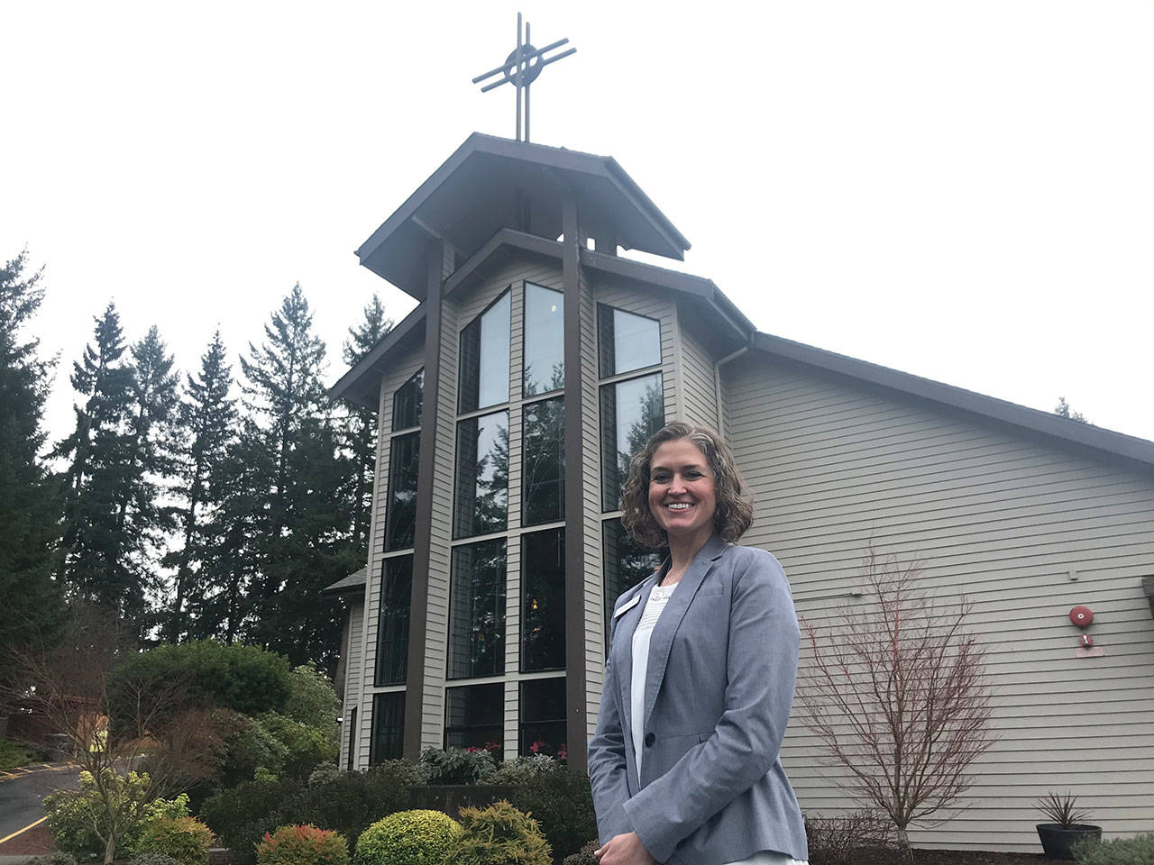 Samantha Pak/staff photo                                The Rev. Elizabeth Ingram Schindler with Faith United Methodist Church is the clergy delegate for the United Methodist Church’s Pacific Northwest Annual Conference. She will vote on the proposals regarding LGBTQ+ inclusing in the church in May.