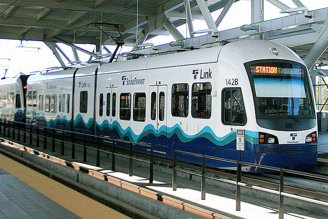 Sound Transit station. File photo