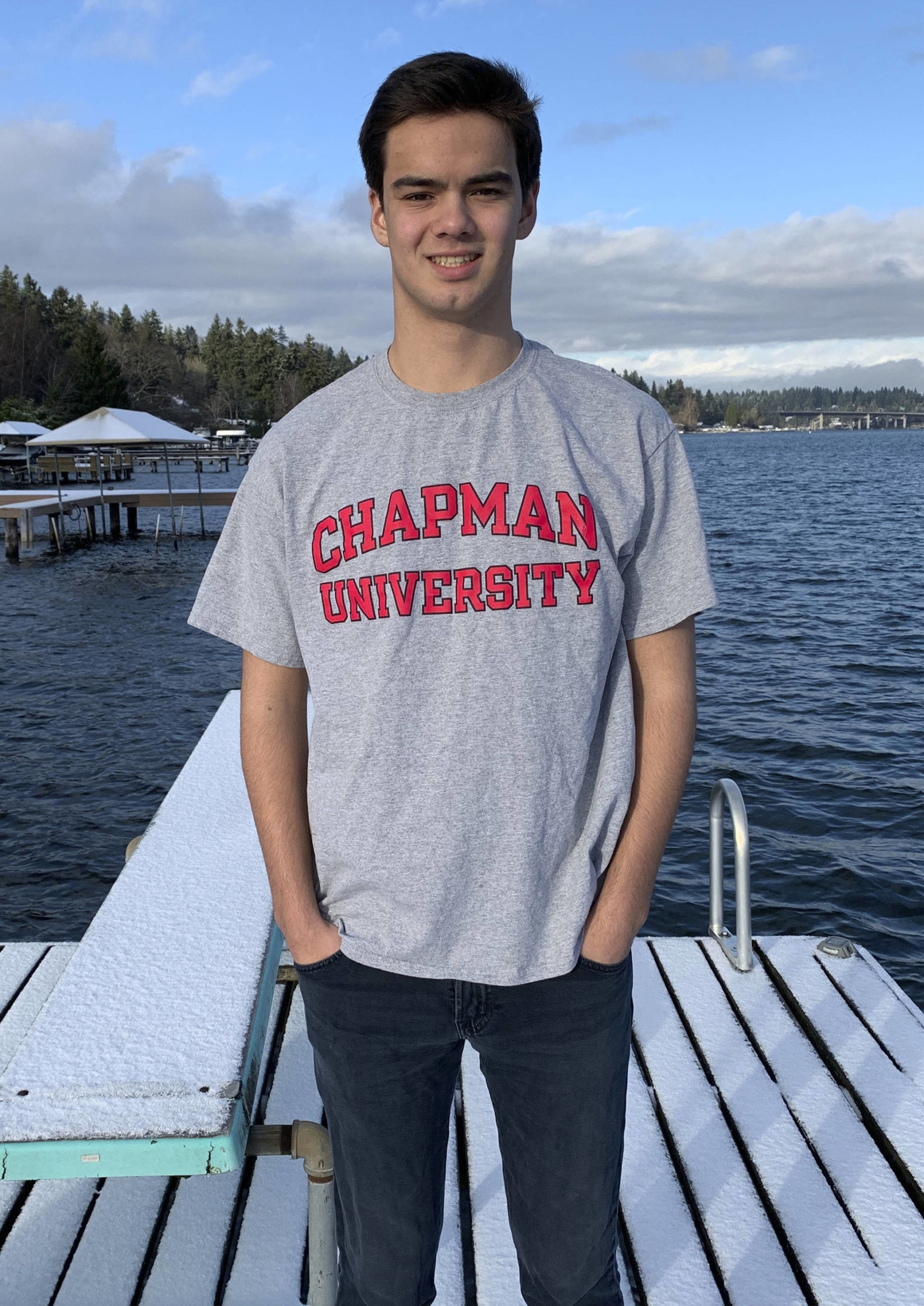Mercer Island senior Carter Whipple will be attending Chapman University this fall where he plans to compete with the swimming team. Photo courtesy of Danielle Whipple