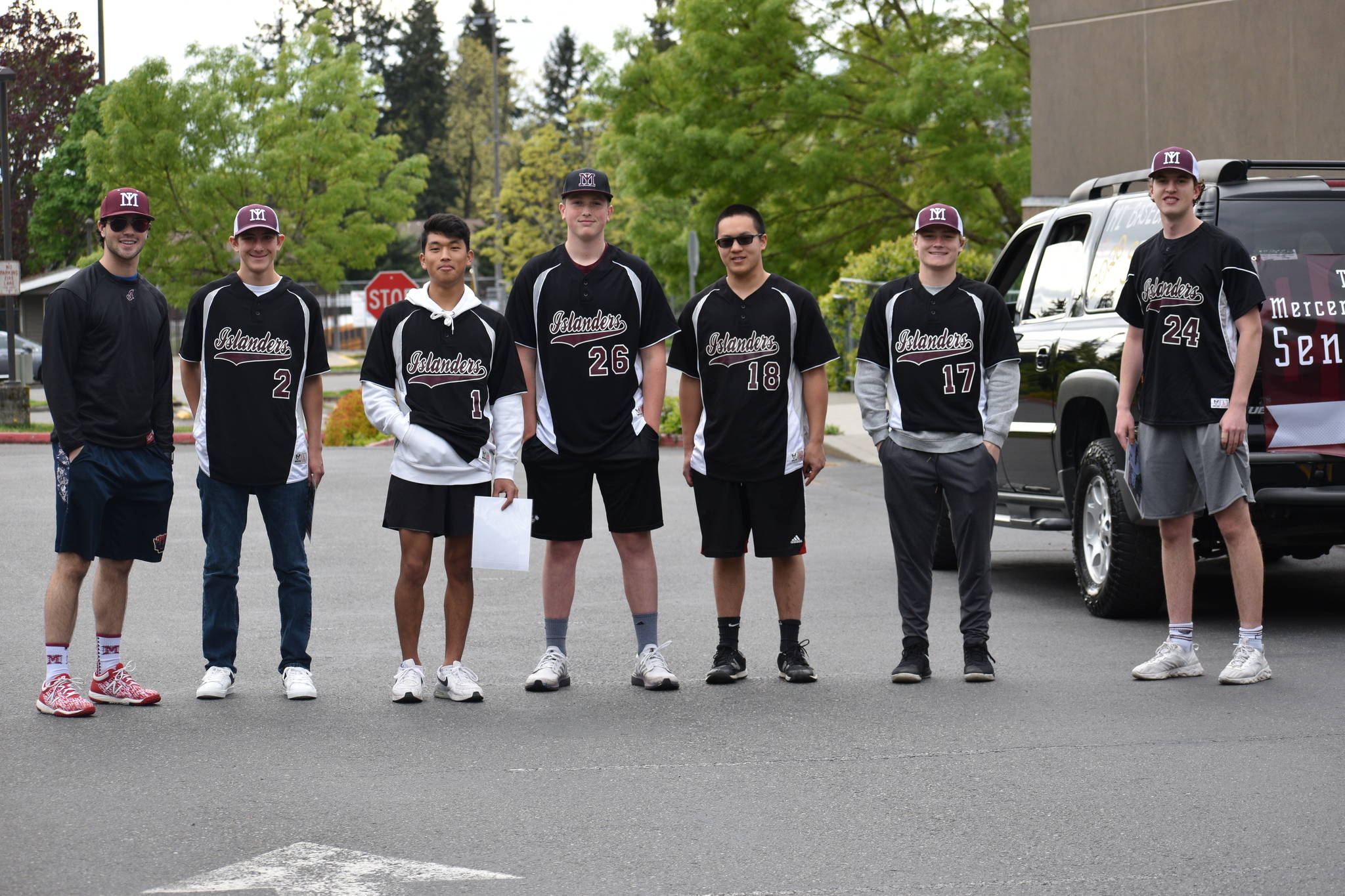 Rounding the bases: MIHS Baseball holds caravan for varsity seniors