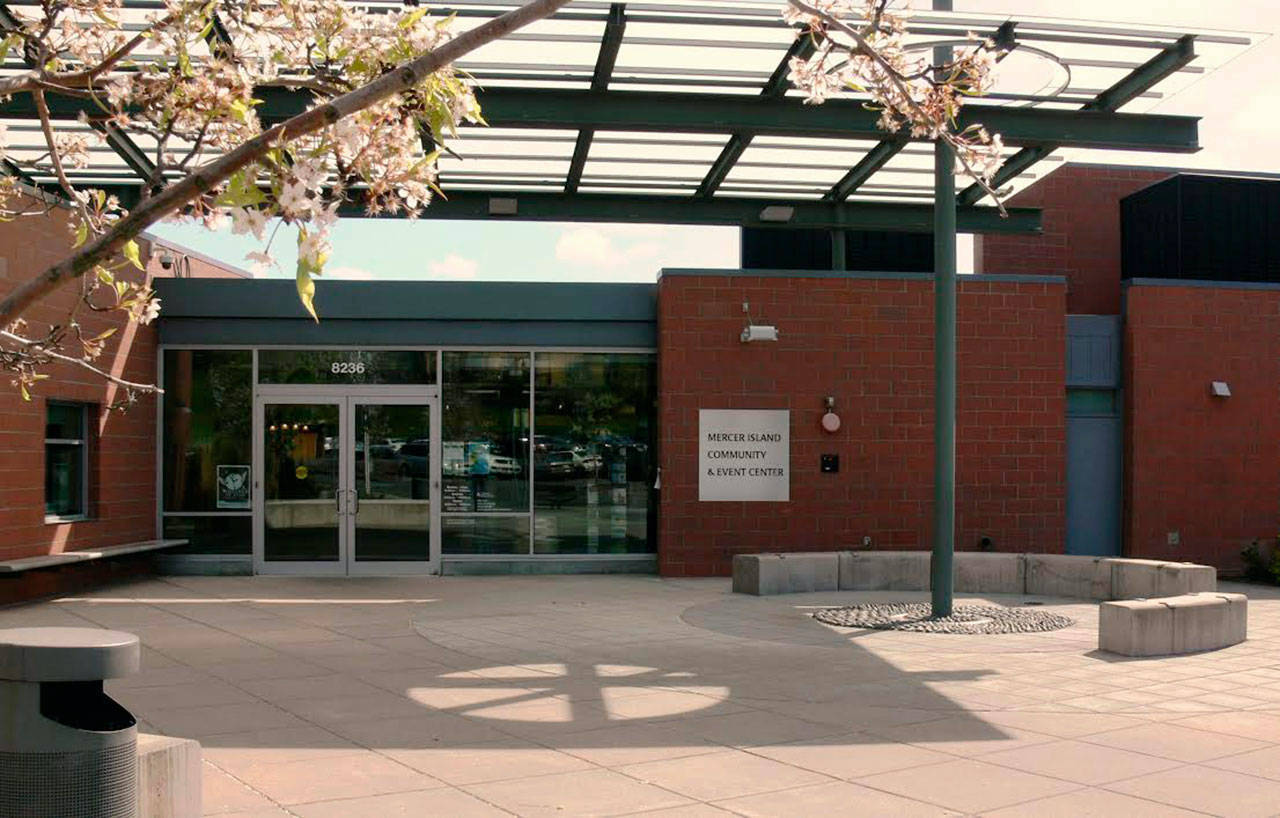 Exterior of the Mercer Island Community Center. File photo