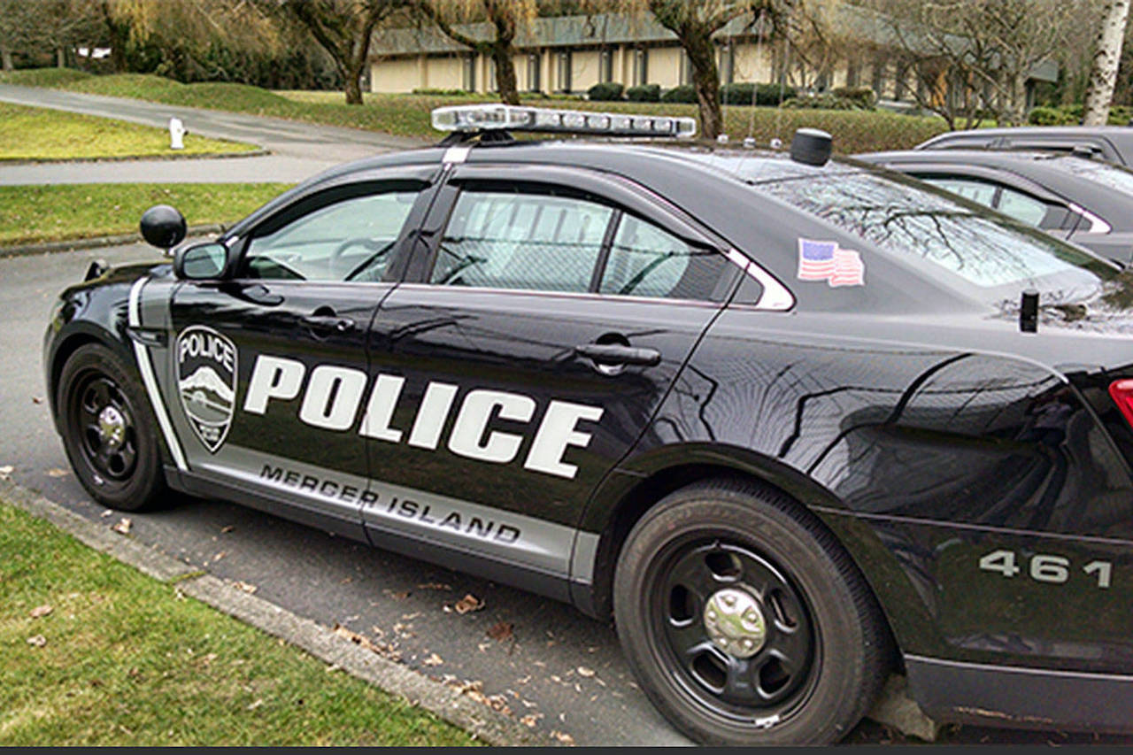 Mercer Island police car. File photo.