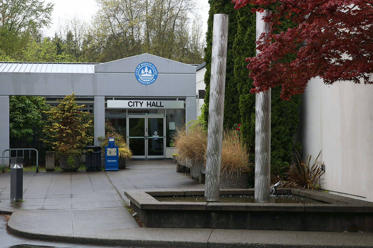 Exterior of Mercer Island City Hall. File photo