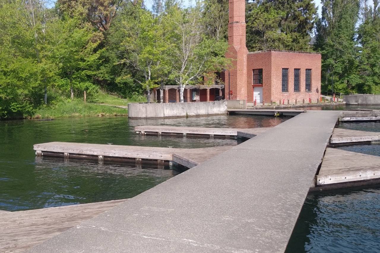 The docks at the waterfront were built in 1974. Photo courtesy city of Mercer Island