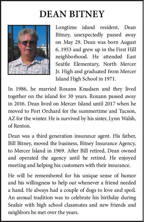 Dean Bitney | Obituary