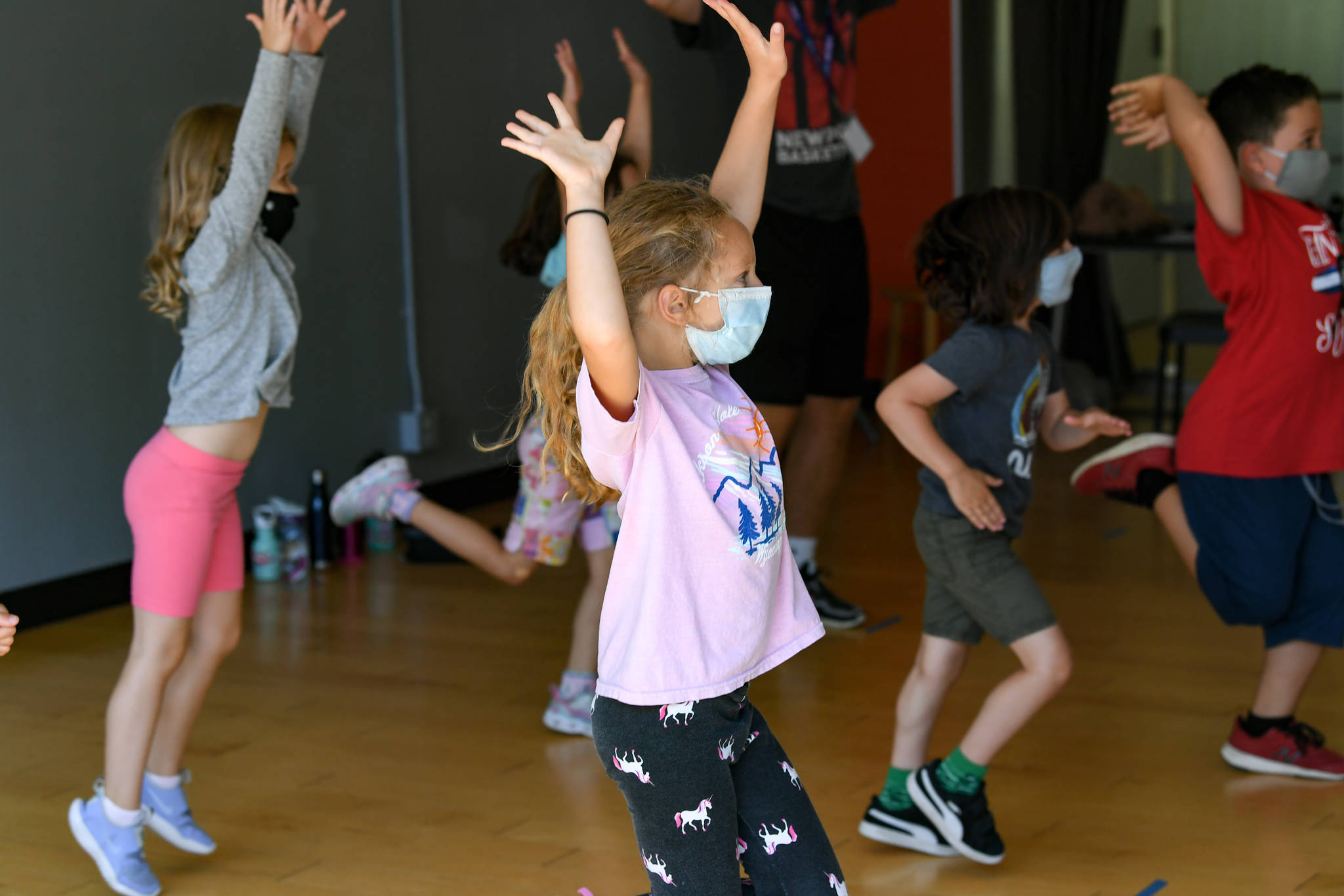 Campers dance away the day at the Stroum Jewish Community Center J-Cation camp. Photo courtesy of John Shaffer