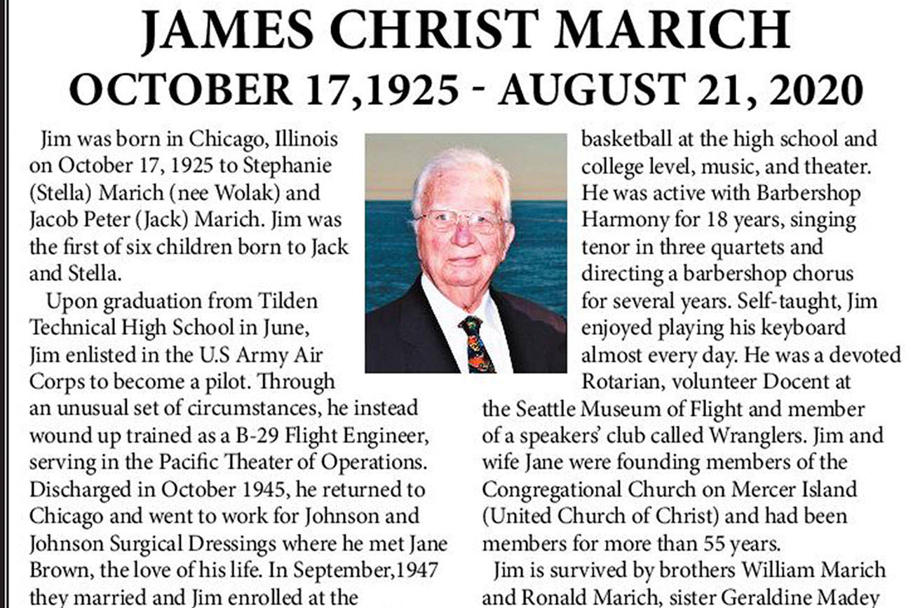 James Christ Marich | Obituary