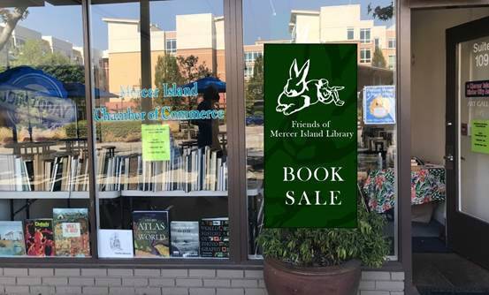 The Friends of the Mercer Island Library will be holding its final pop-up book sales at the former Mercer Island Chamber of Commerce site on Thursdays (10 a.m. to 2 p.m.), Fridays (10 a.m. to 2 p.m.) and Saturdays (noon to 5 p.m.) starting Oct. 15 and ending Oct. 24. The friends will be offering books at $5 a bag (grocery) at 7605 SE 27th St. Unit #109. They have been holding pop-up sales at that site since Sept. 10, a brainstorm of Suzanne Plambeck and Jim Eanes, and the space was donated by Ken Dayton. The time has come for the owner of the location to prepare the space for its next tenant and all books have to go. All the books for sale have been donated by Islanders. There are books on just about any topic and were on sale for $2 or less and coffee table books for $4. All proceeds go to the Friends of the Mercer Island Library and are used to fund library programs. Courtesy photo