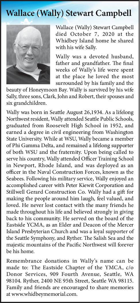 Wallace (Wally) Stewart Campbell | Obituary