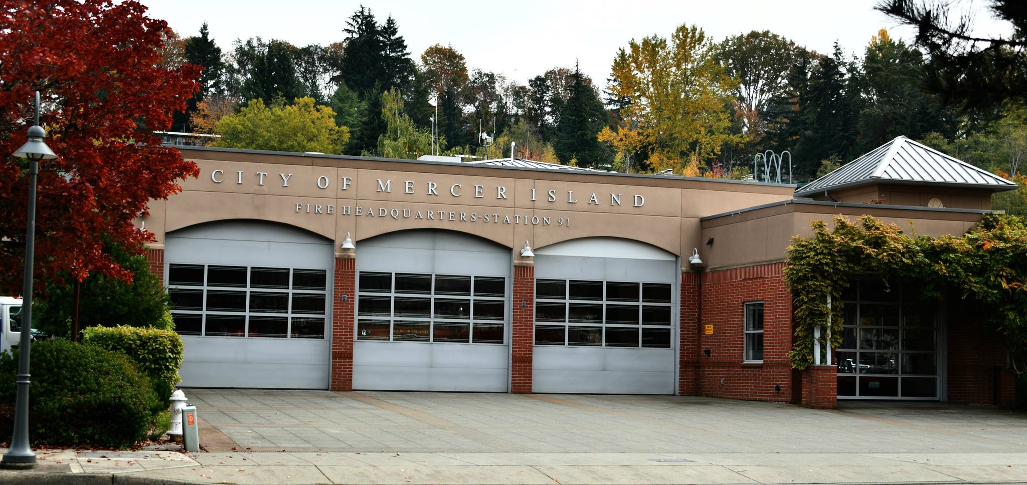 Mercer Island Fire Station 91 (pictured) is located at 3030 78th Ave SE. Station 92 is located at 8473 SE 68th St. Andy Nystrom/ Reporter