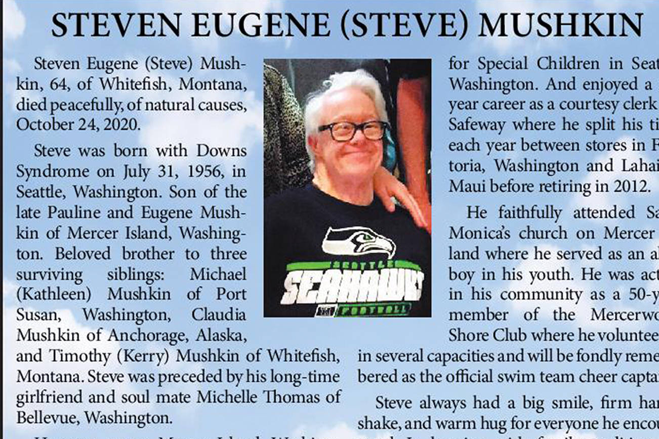 Steven Eugene (Steve) Mushkin | Obituary