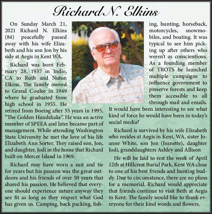 Richard N. Elkins | Obituary