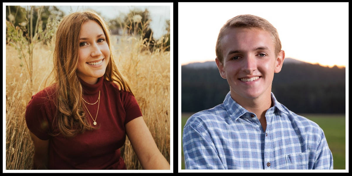 Grace Wilson and Peter Empey. Photos courtesy of the Mercer Island School District