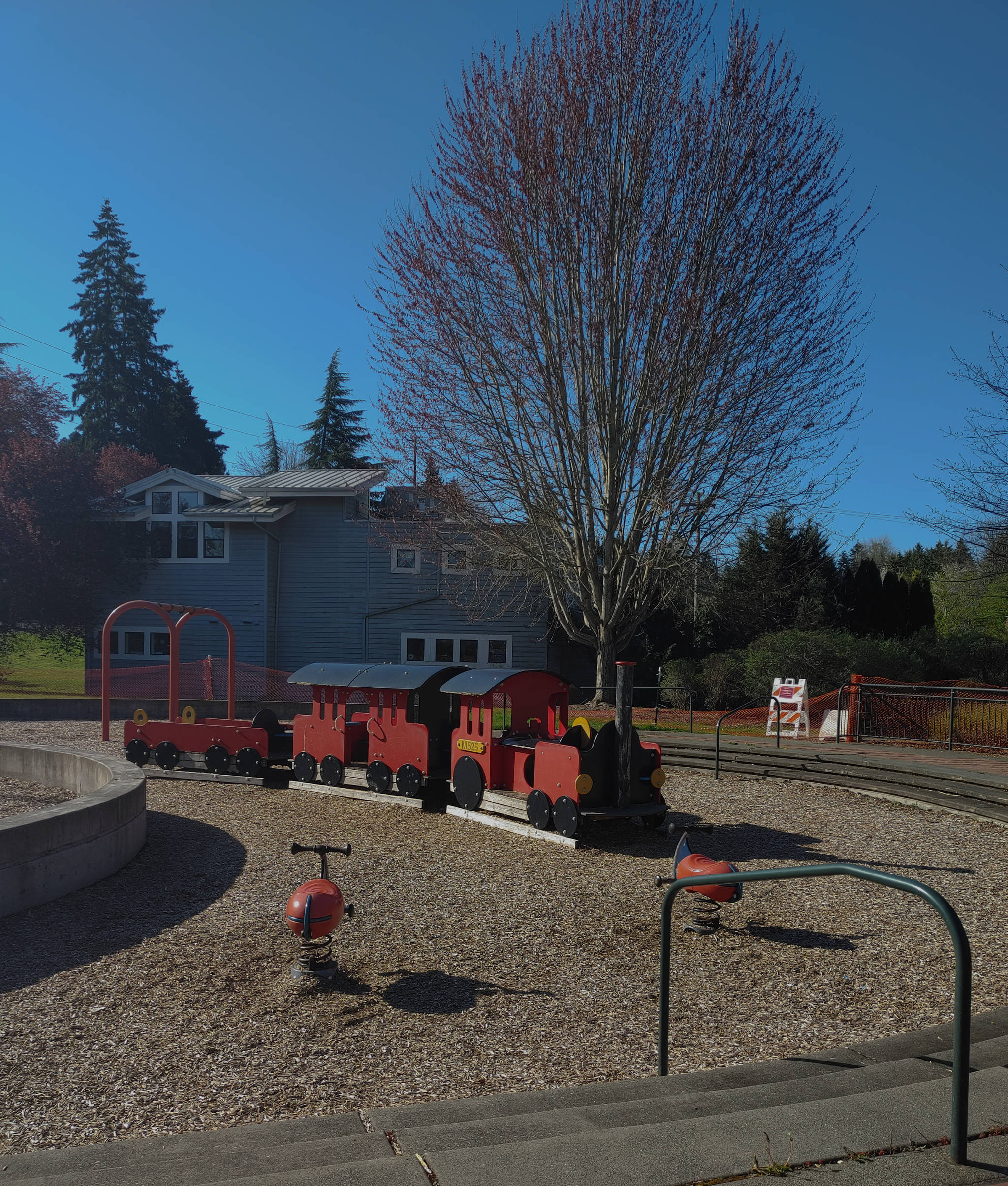 The Mercerdale Park playground, also known as Train Park. Andy Nystrom/ staff photo