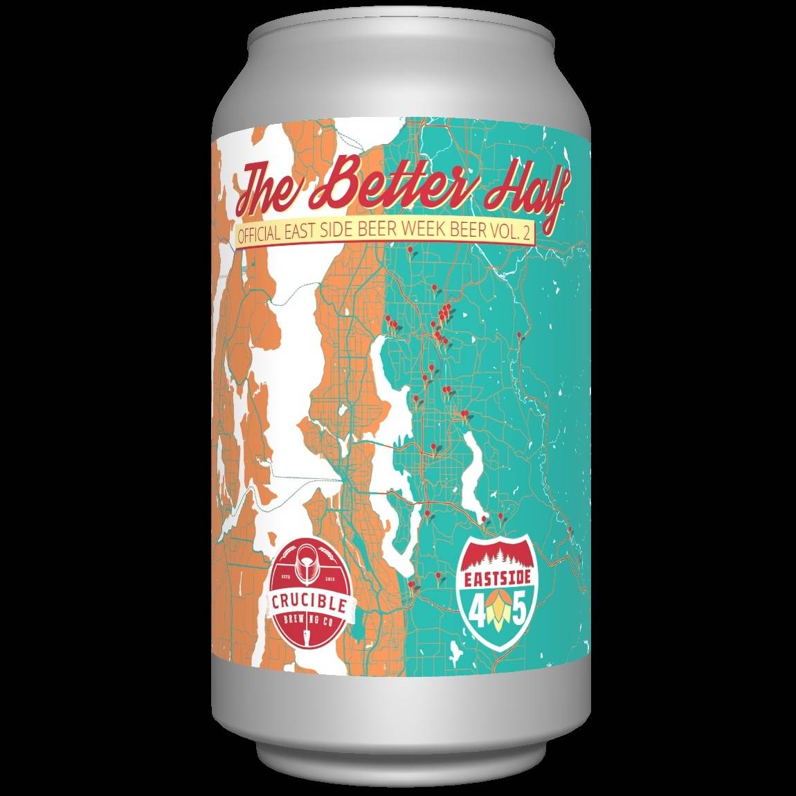 The Better Half hazy pale is a collaboration of Crucible Brewing - Woodinville Forge, Imperial Yeast and Skagit Valley Malting. Photo courtesy of Eastside Beer Week’s Facebook page