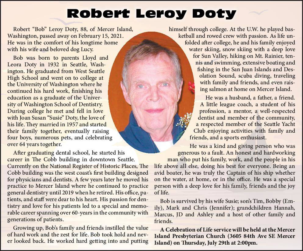Robert Leroy Doty | Obituary