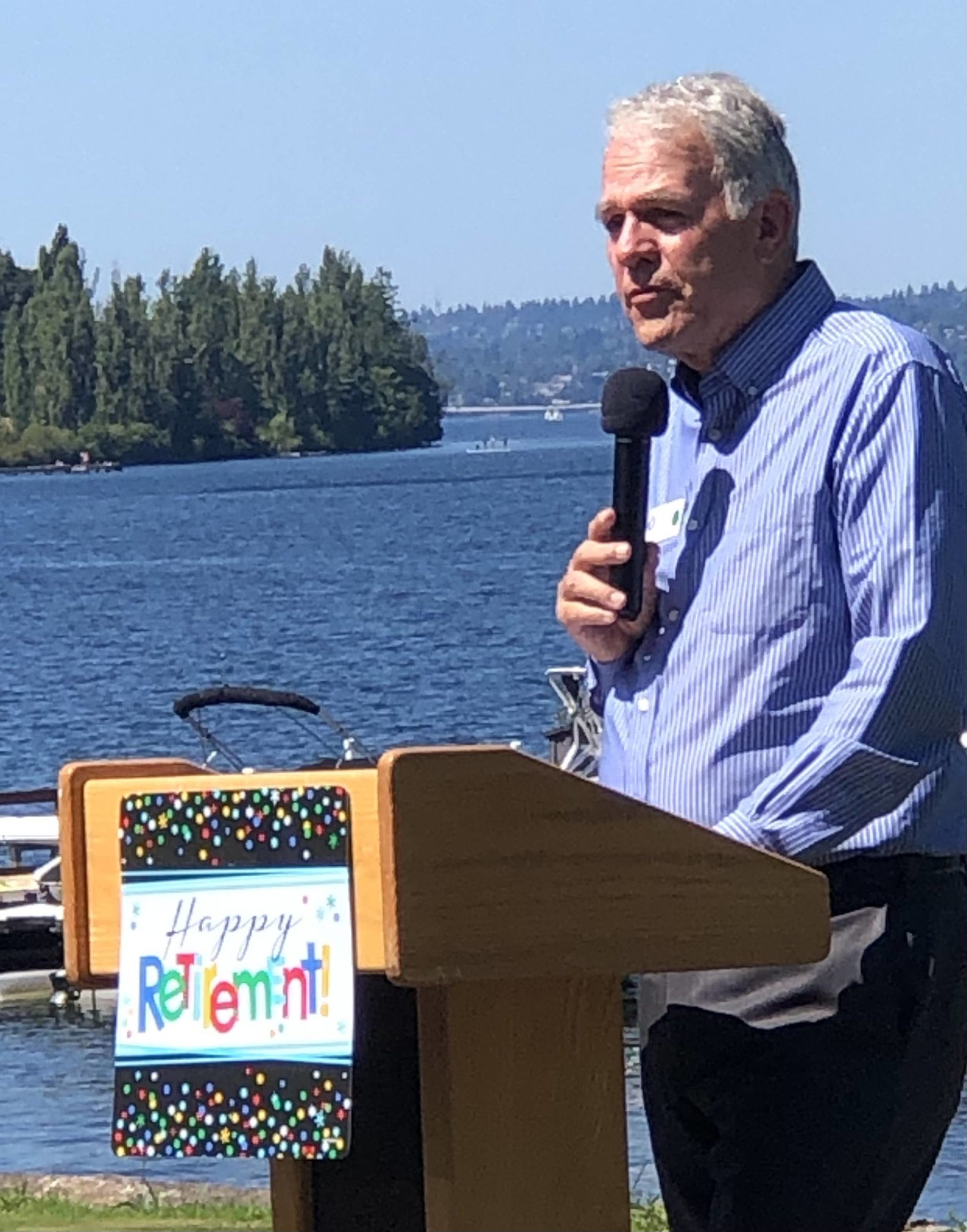 Bob Howell, who has been executive director of Mercer Island’s Covenant Living at the Shores since 2017, retired on July 29. Howell led the dedicated staff and close-knit residents as they persevered during the pandemic. Dan Scansen has been appointed as the new executive director at the faith-based, not-for-profit, senior living community. Photo courtesy of Greg Asimakoupoulos