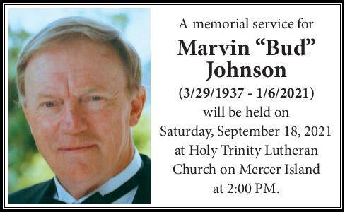 Marvin "Bud" Johnson | Obituary