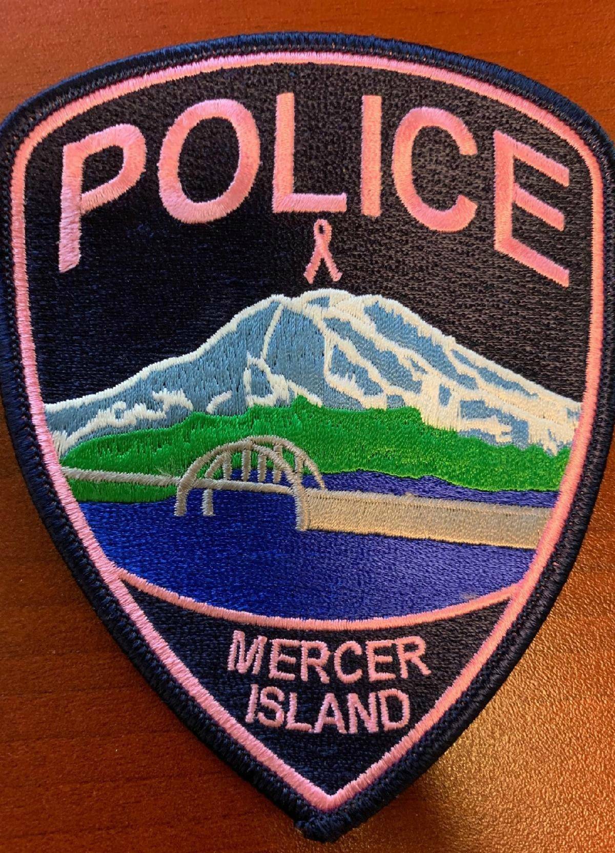 Mercer Island Police Department (MIPD) officers will be wearing special pink patches during Breast Cancer Awareness Month in October as MIPD joins other departments across the region in showing its support. Retired MIPD detective Pete Erickson designed the patches, which are available for $10 with proceeds going to the Susan G. Komen Breast Cancer Foundation. For information, email pterickson@hotmail.com.