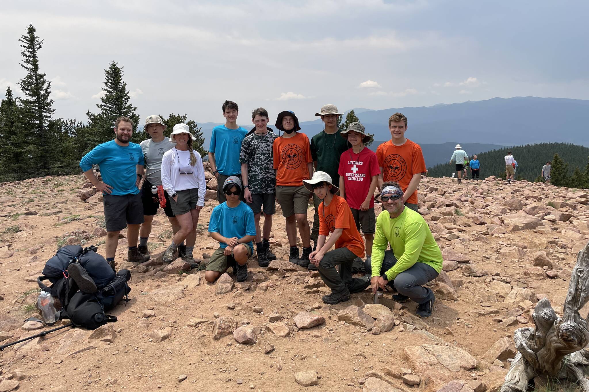 Troop 647 at Philmont. Courtesy photo