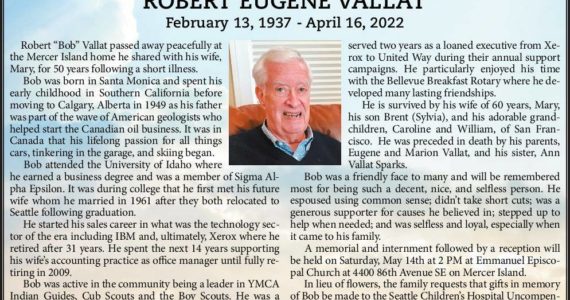 Robert Eugene Vallat | Obituary