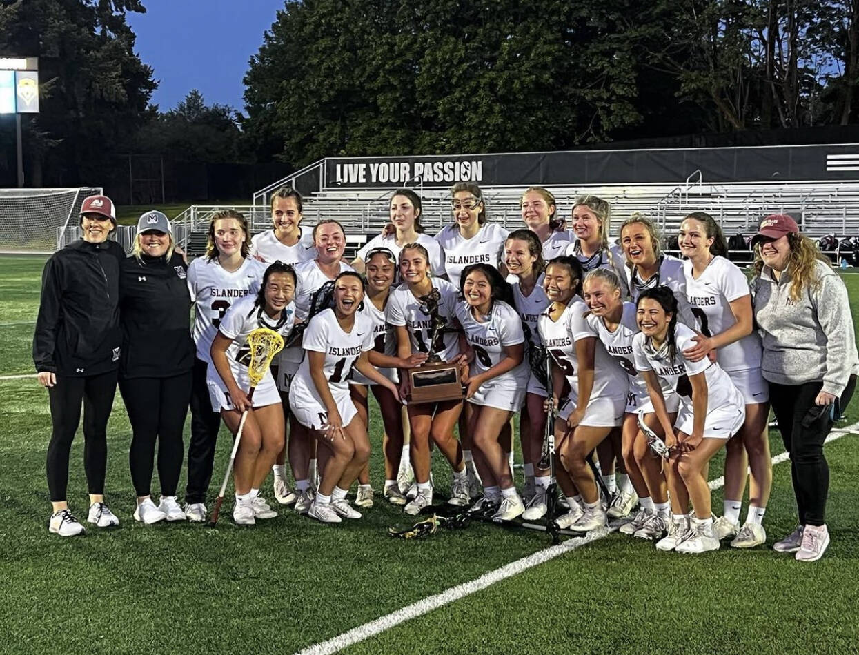 Mercer Island High School’s girls lacrosse team defeated Issaquah High School, 15-3, to win the state championship on May 20 at the Starfire Sports Stadium in Tukwila. Photo courtesy of Erin Battersby