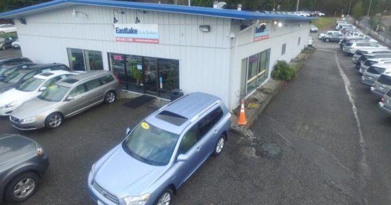 Dylan Aamodt, one of the owners of Eastlake Auto Brokers in Kirkland, said that over the past 15 months, “I’ve probably lost 30 to 40 catalytic converters” at the auto dealership. (Photo courtesy of Eastlake Auto Brokers Facebook page)