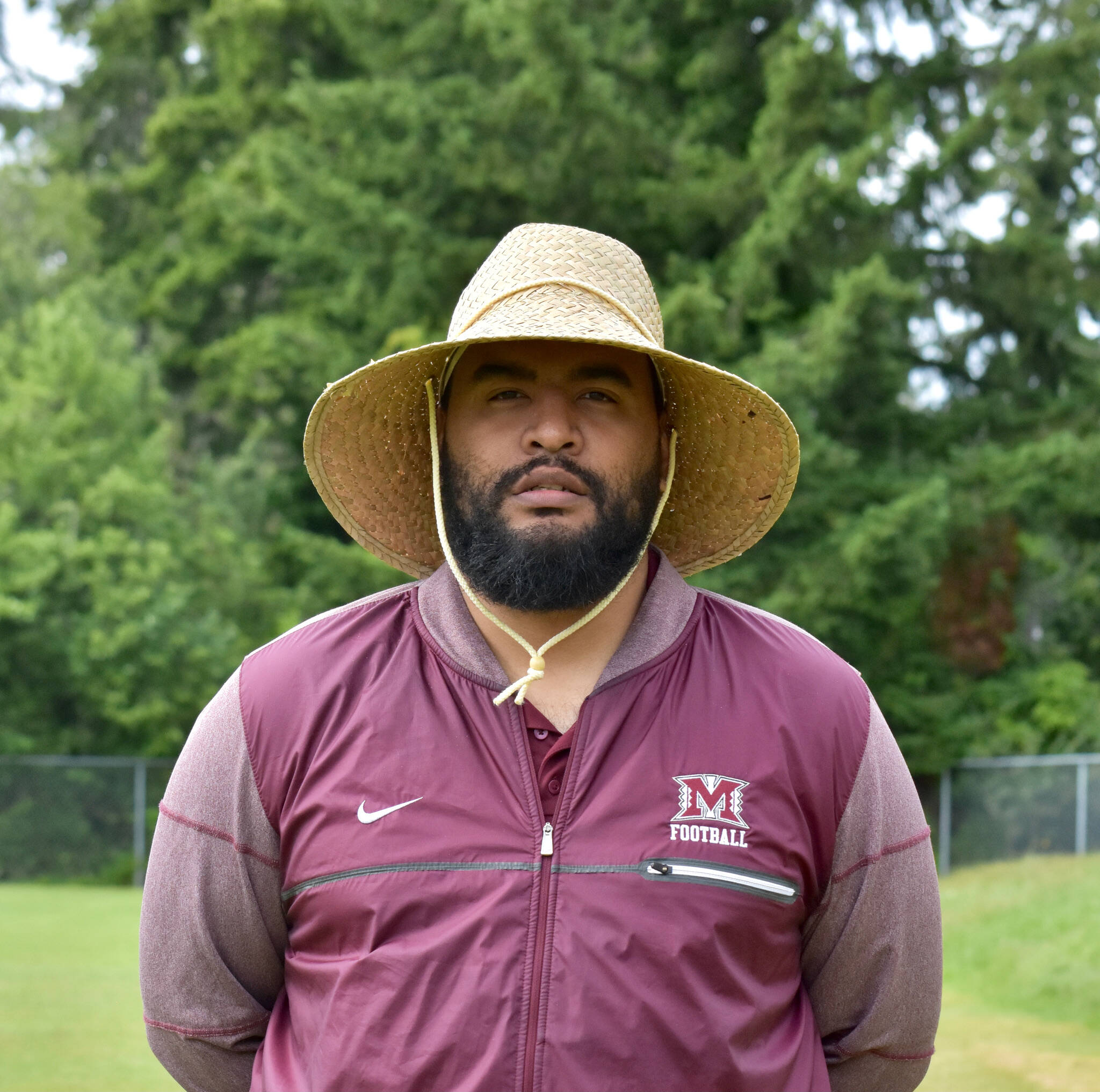 DJ Mims was hired in late March to take over the reins as the new Mercer Island High School varsity football head coach. Courtesy photo