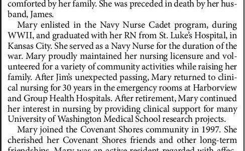 Mary Ross | Obituary