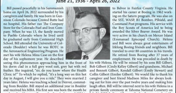 William Gilbert | Obituary
