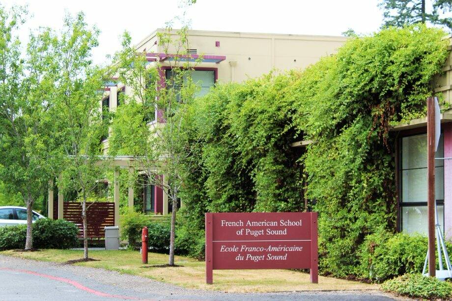 The French American School of Puget Sound is currently located at 3795 E. Mercer Way on Mercer Island. Photo courtesy of FASPS