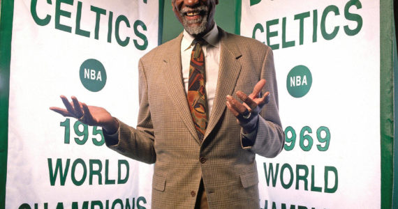 Bill Russell. Photo courtesy of the National Basketball Association (NBA) Twitter